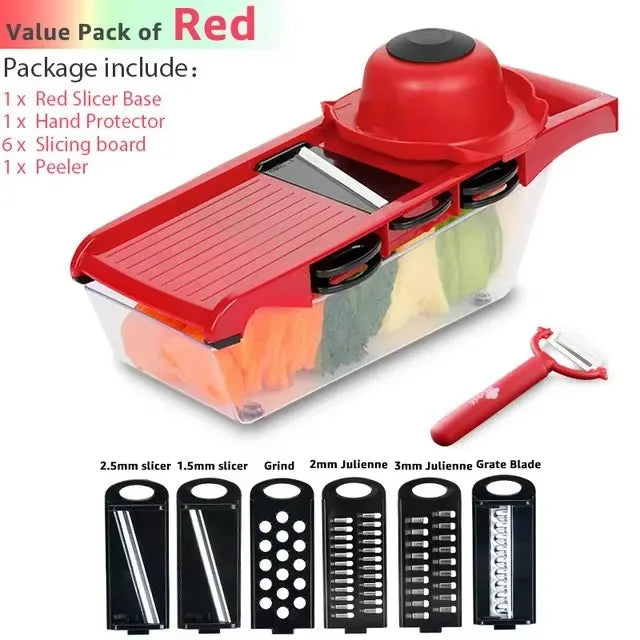 Multifunctional Vegetable Chopper - Kitchen Slicer & Grater