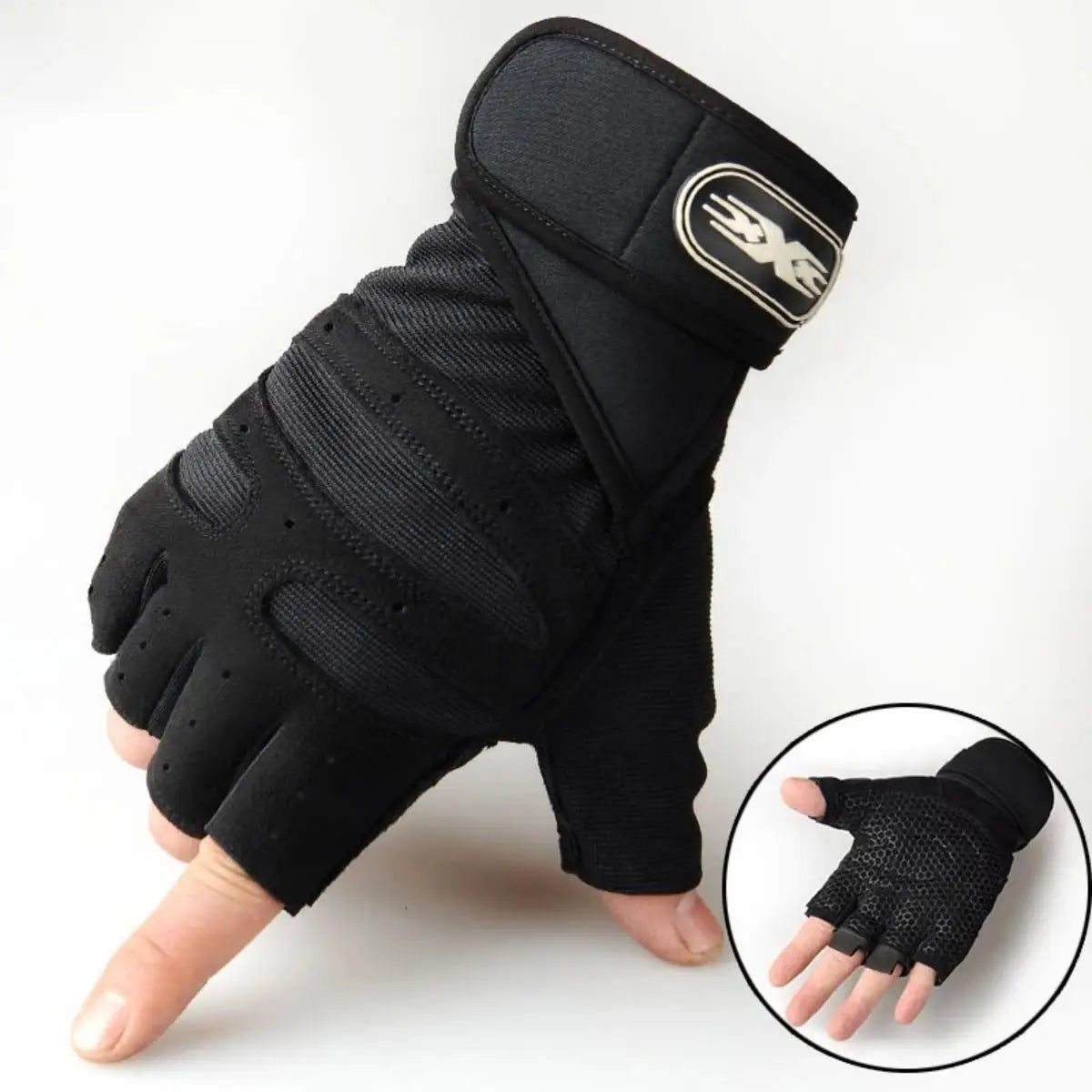 Weight Lifting Gym Gloves - Wrist Support Fitness Gloves