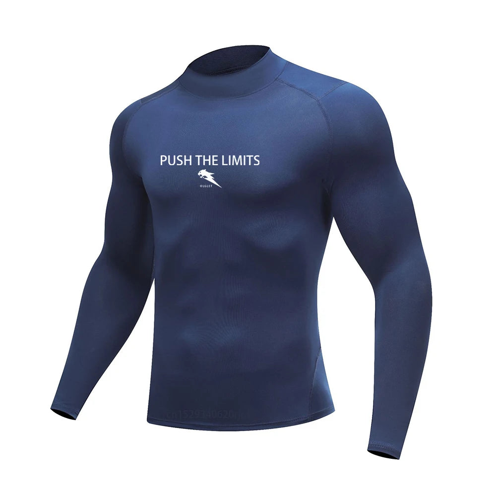Men's High Neck Compression Shirt