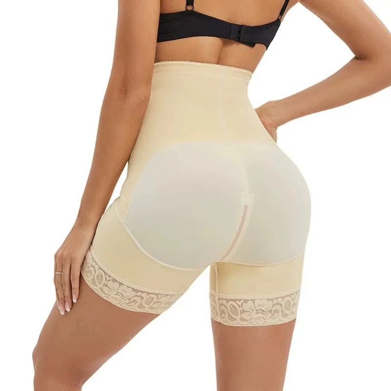 High Waist Body Shaper Shorts - Butt Lifting Tummy Control Shapewear for Women