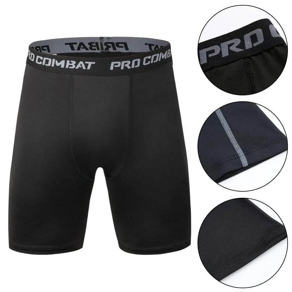 Men's Bodybuilding Shorts - Compression Tights Gym Shorts