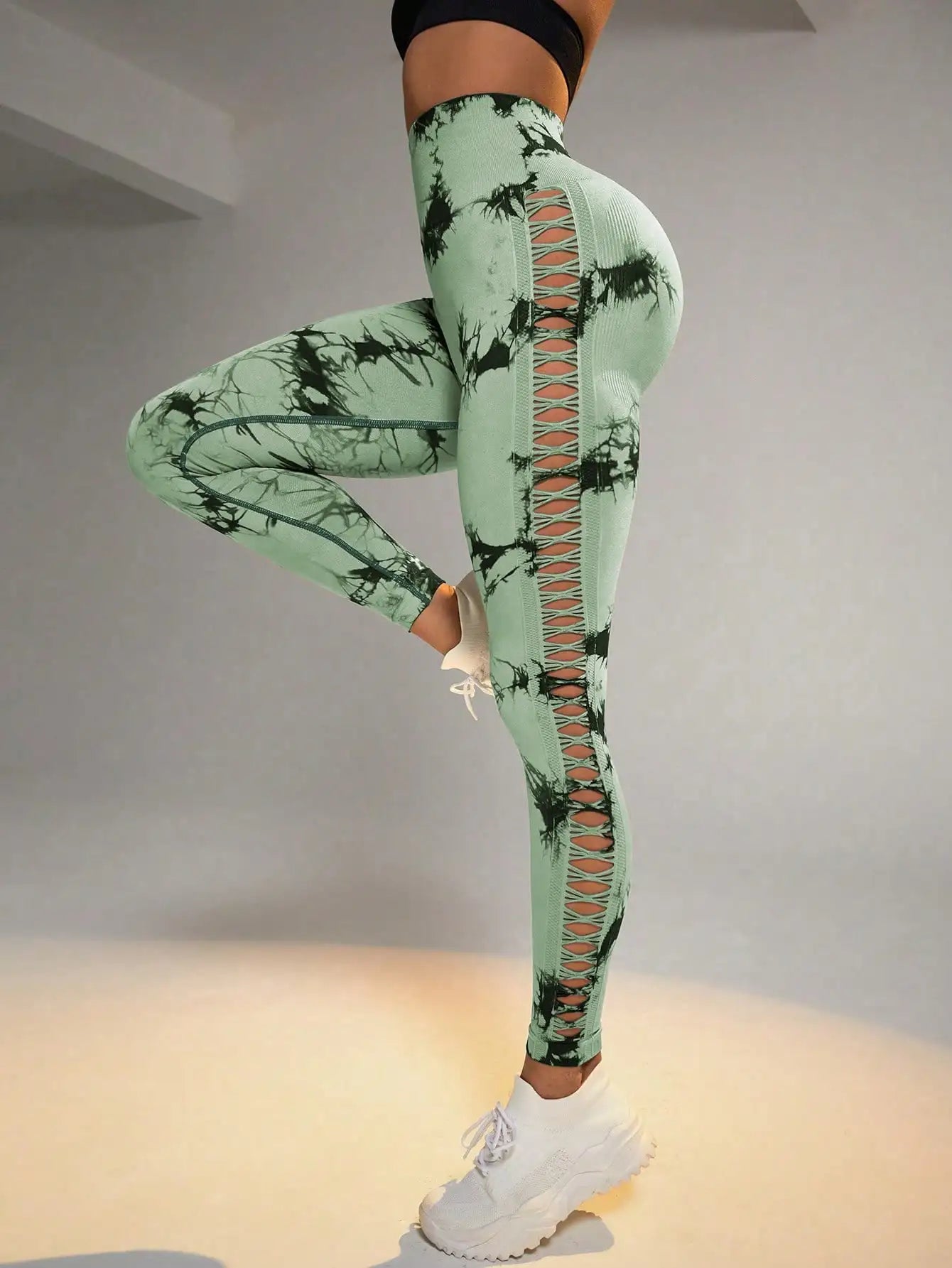 Tie Dye Seamless Leggings - High Waist Scrunch Butt Lifting