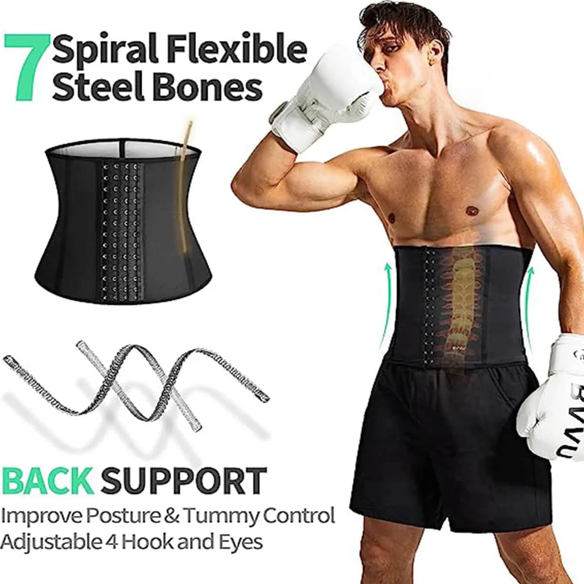 Men's Waist Trainer Trimmer - Tummy Control Shapewear