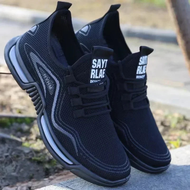 Men's Slip-On Sneakers – Breathable Walking Shoes