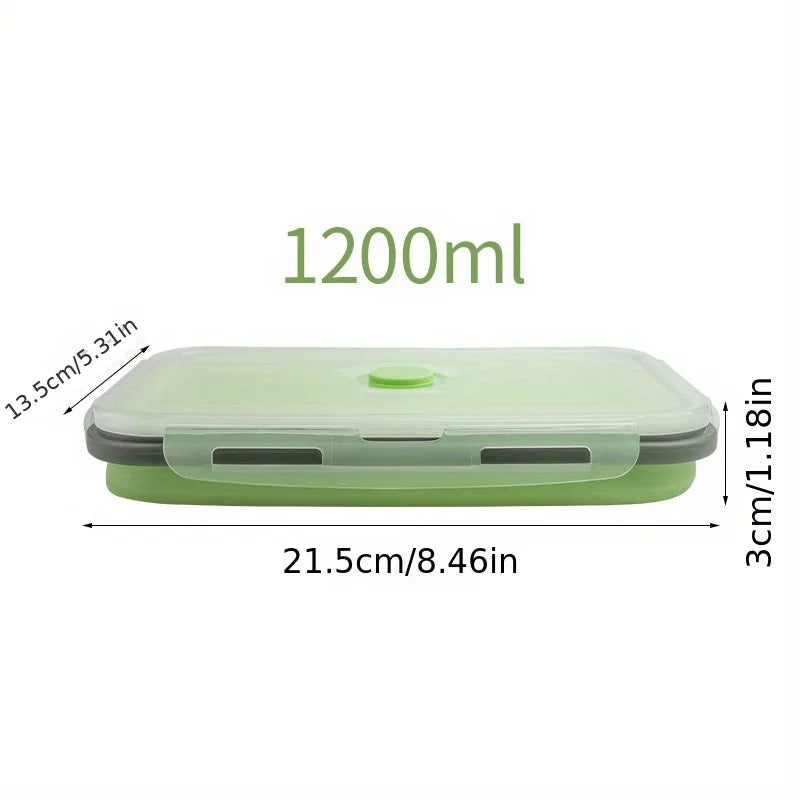 Collapsible Silicone Food Storage Containers