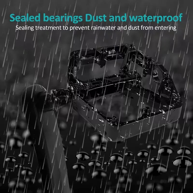 Bicycle pedal - Anti-slip - Double bearing - Lightweight cycling pedal - Suitable for road and mountain bike riding accessories