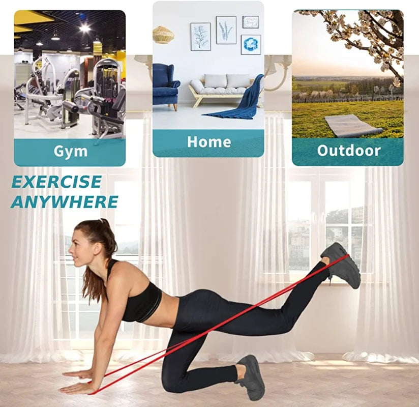 Resistance Band Set - Pull-Up Assistance & Stretch Bands