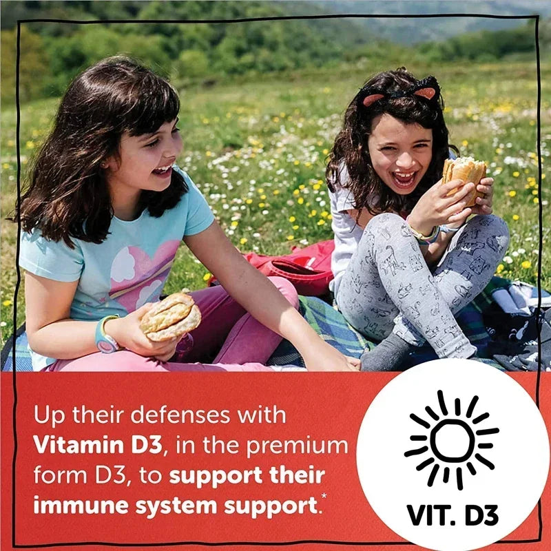 Kids' Daily Gummy Vitamins - 13 Essential Nutrients & Omega 3