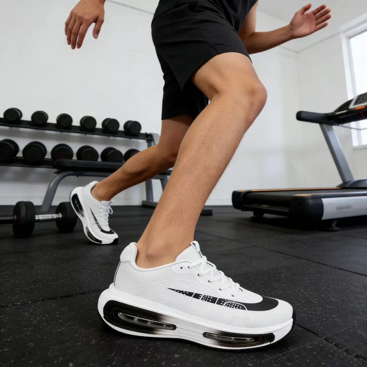 Men's Air-Cushion Running Shoes – Lightweight Sport Sneakers