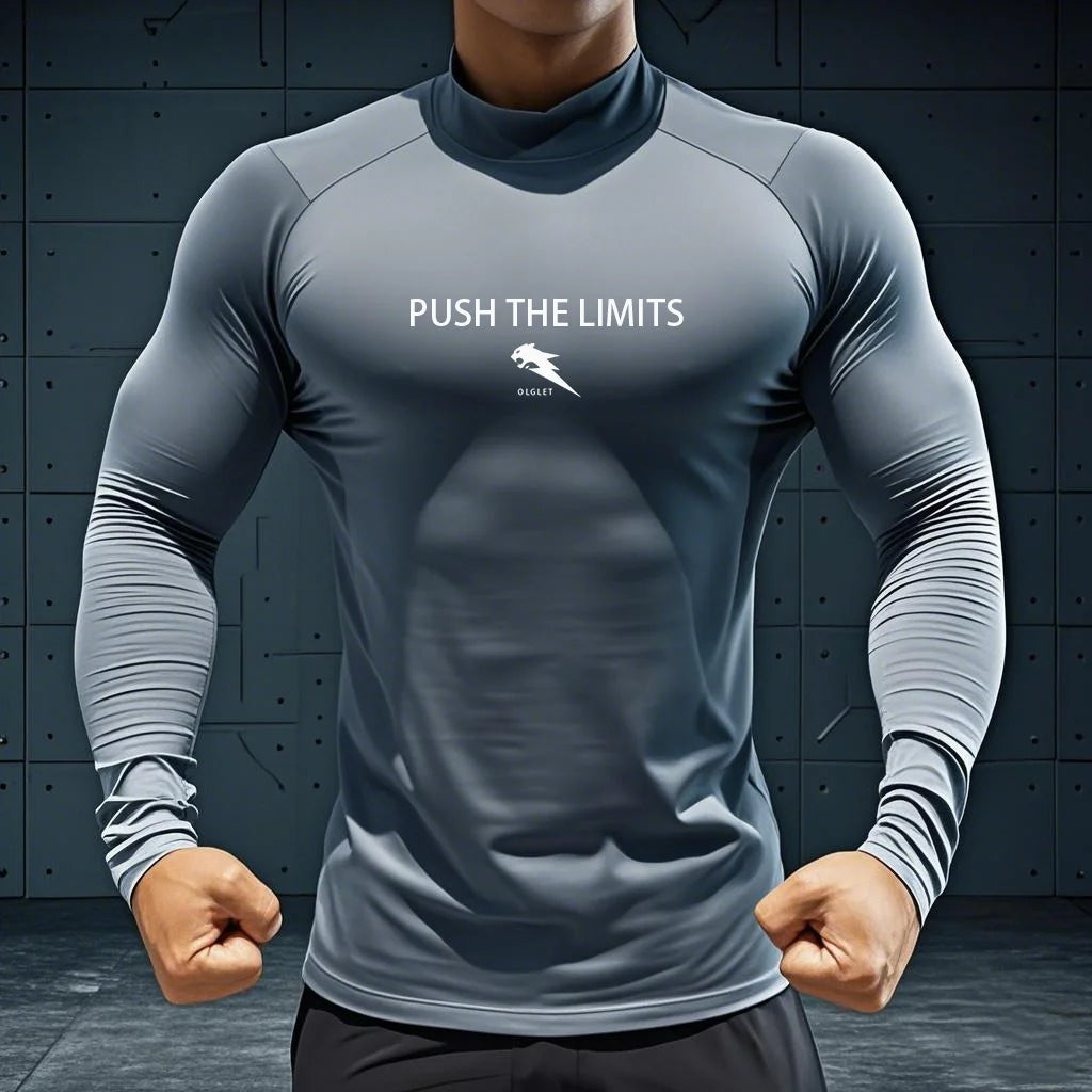 Men's High Neck Compression Shirt