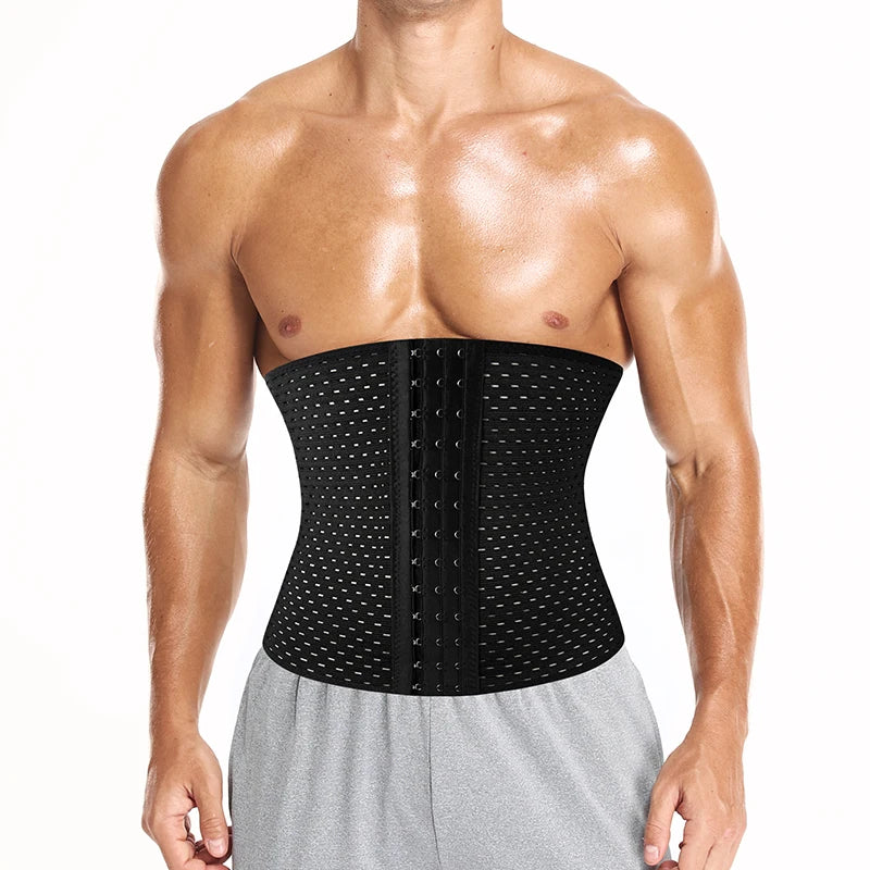 Men’s Waist Trainer Sweat Belt – Sauna Core Trimmer