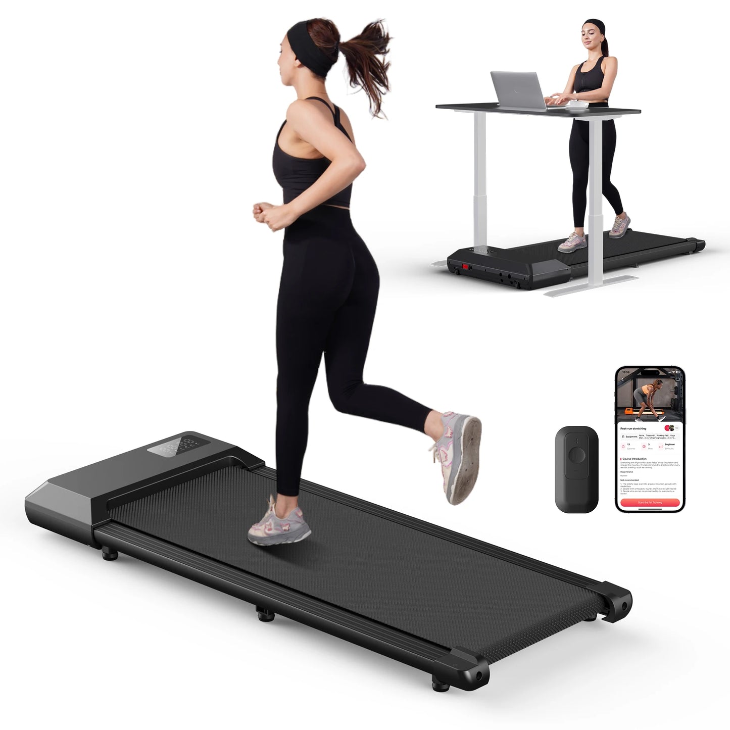 Home Treadmill 2.5HP – 300 lbs Walking & Running Machine