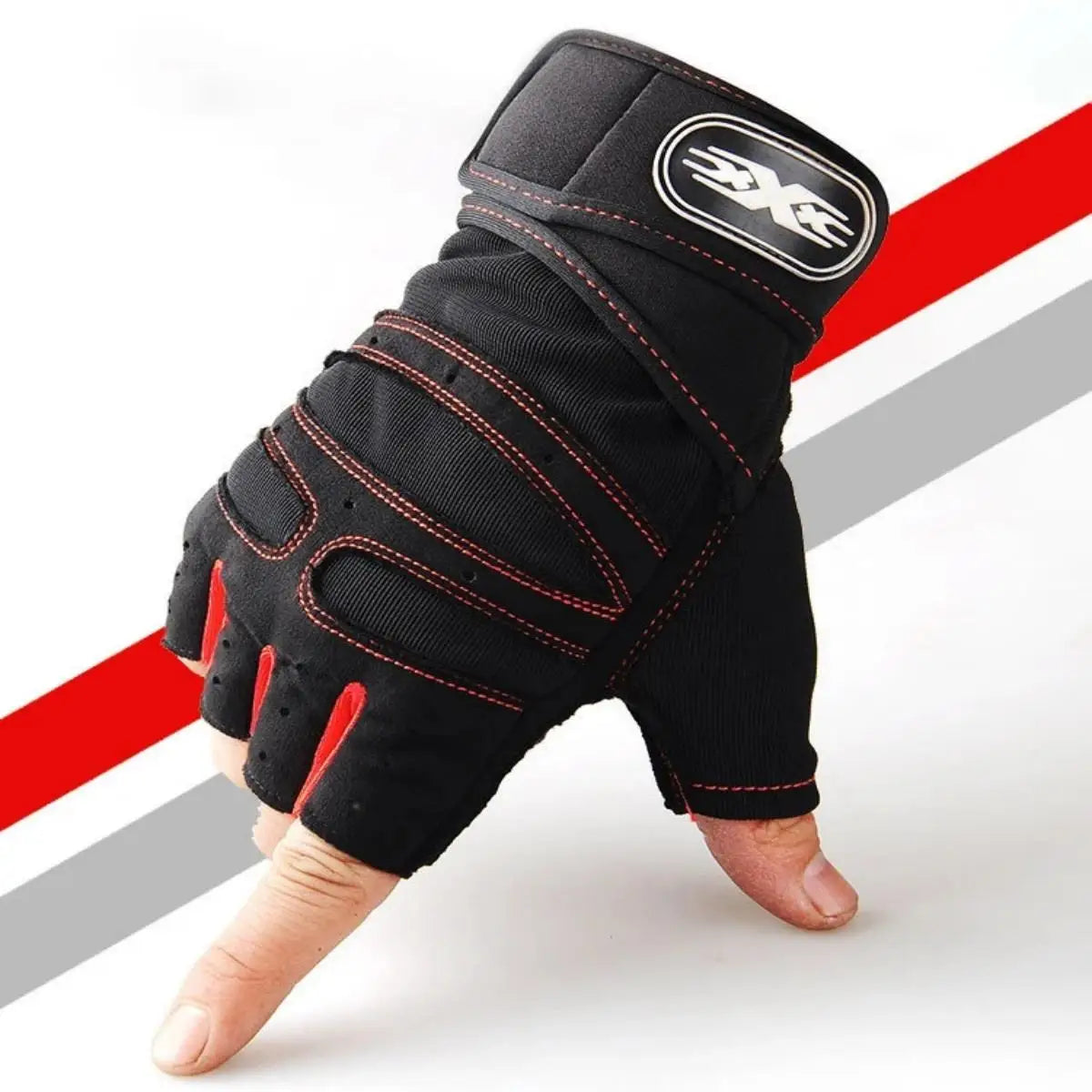 Weight Lifting Gym Gloves - Wrist Support Fitness Gloves