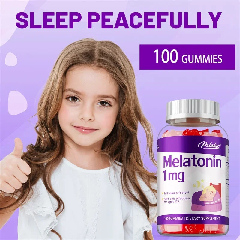 Melatonin Sleep Gummies - 1mg Stress Relief & Better Sleep