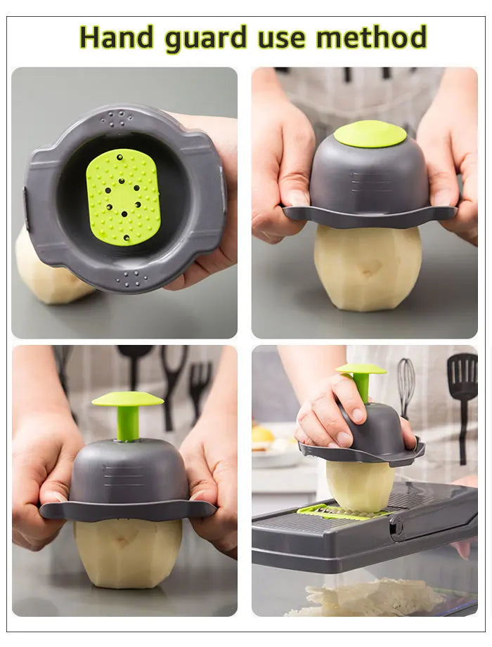 Multifunctional Vegetable Chopper - Kitchen Slicer & Grater