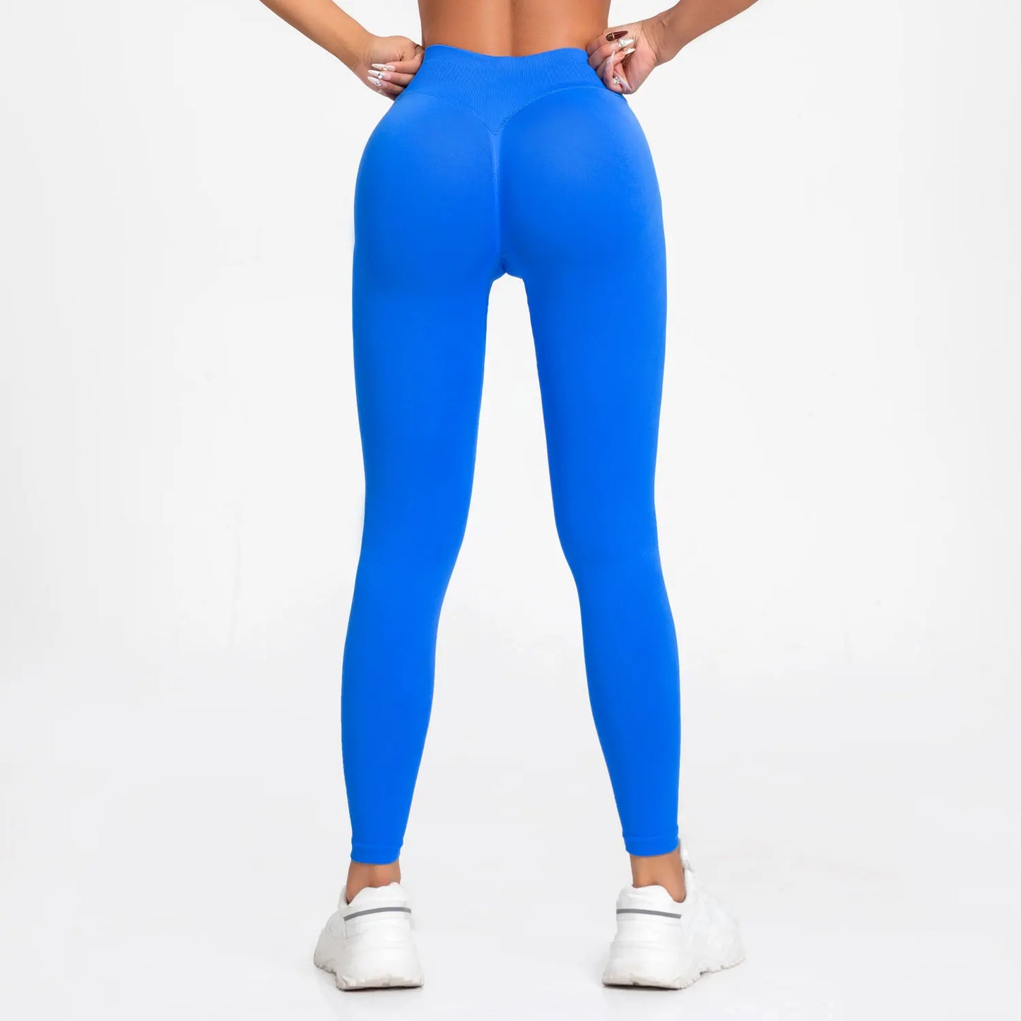 High-Impact Seamless Leggings - Scrunch Butt Design