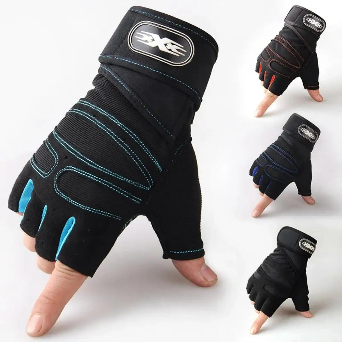 Weight Lifting Gym Gloves - Wrist Support Fitness Gloves