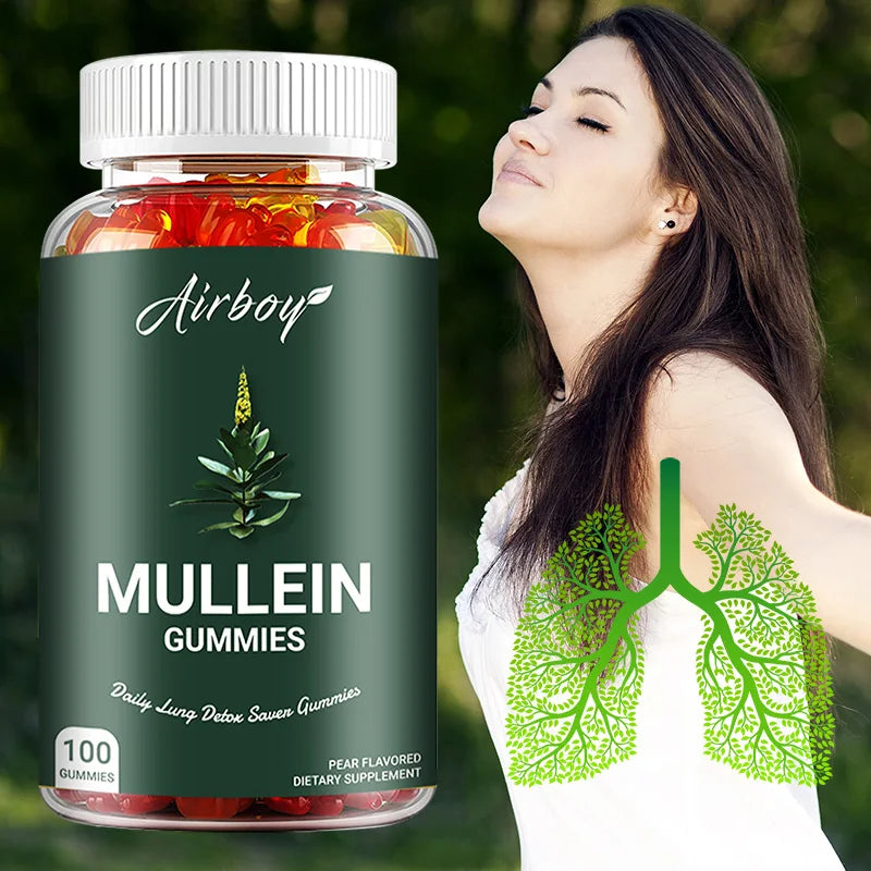 Mullein Gummies - Lung & Respiratory Health Support