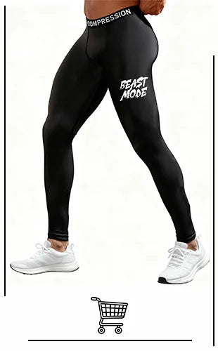 Men's UV Protection Compression Shirt - Long Sleeve Athletic Top