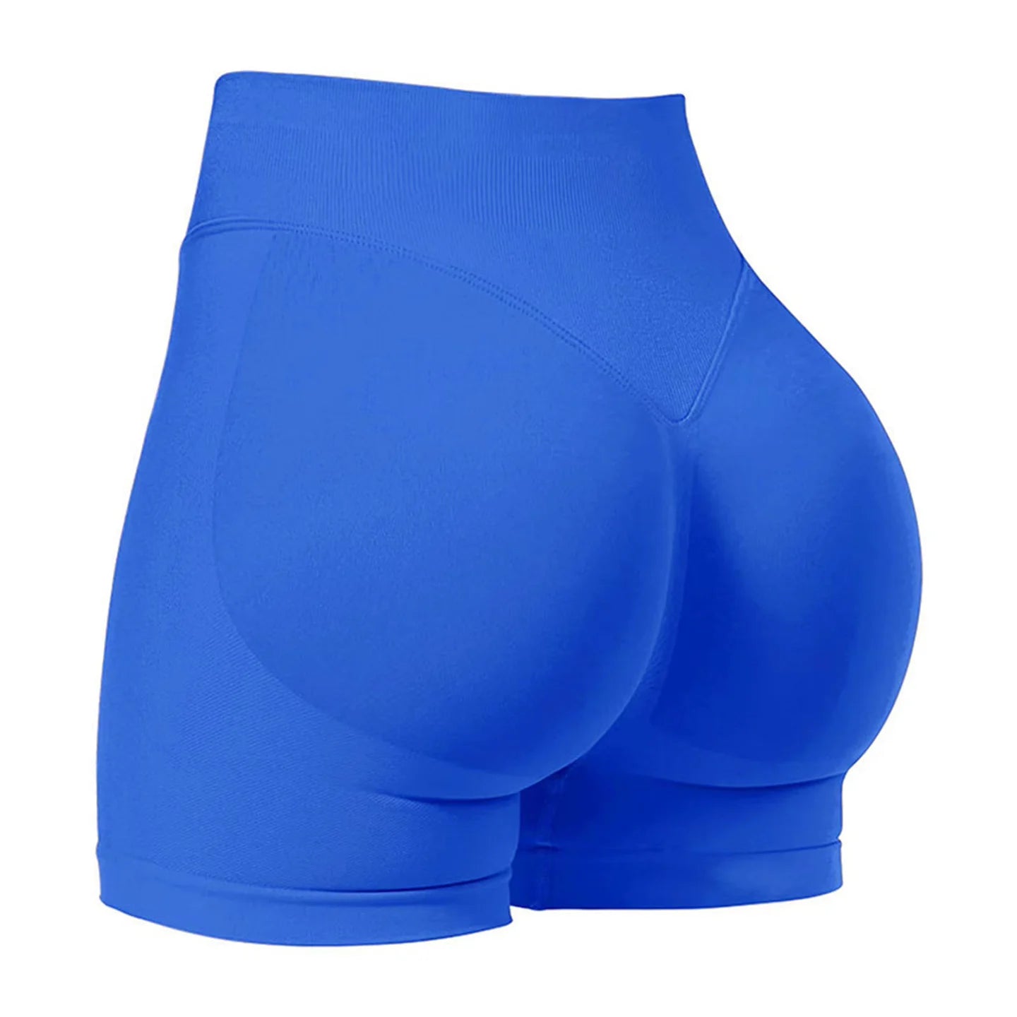 Women's Seamless Gym Shorts - Low Waist Yoga Running Shorts