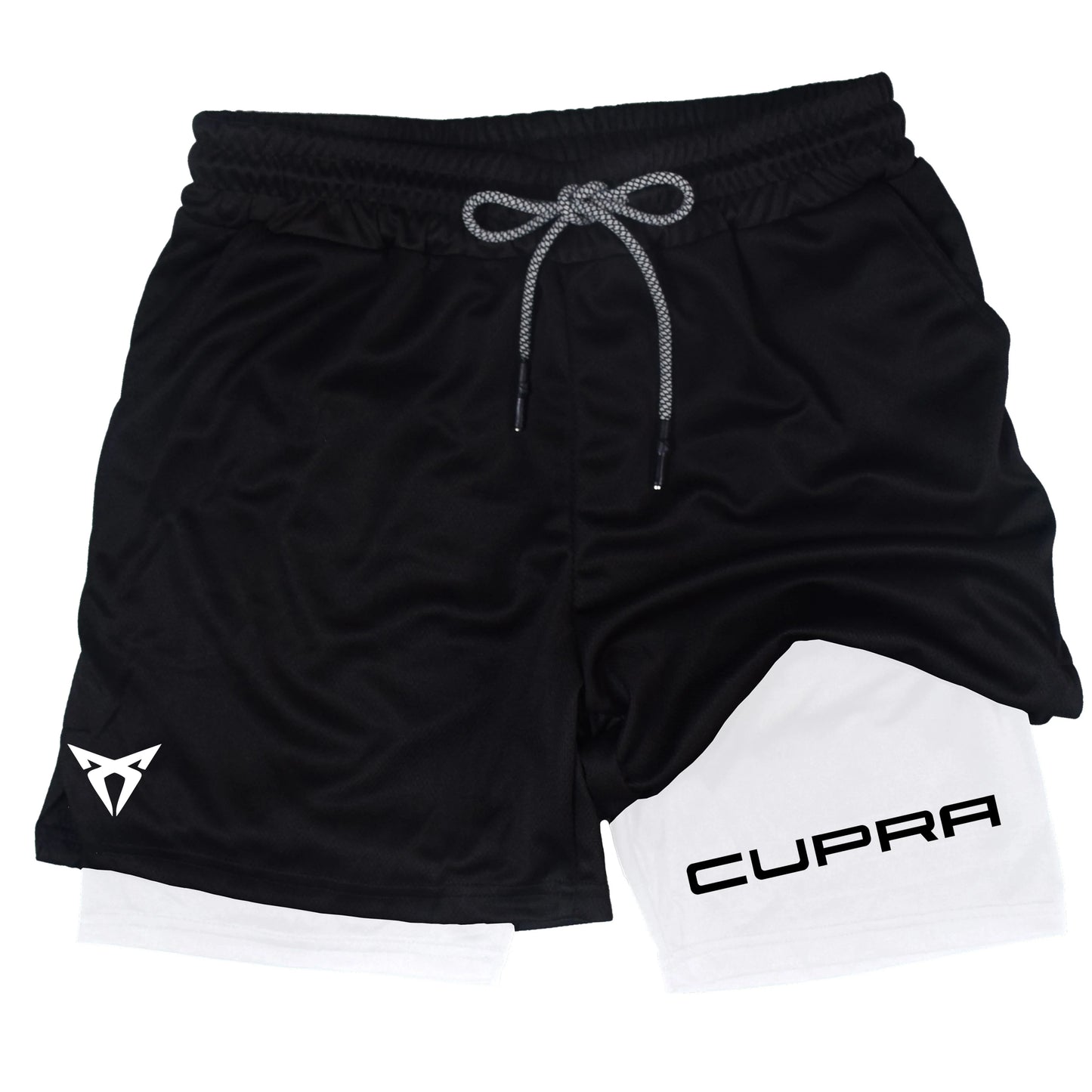 Men's Two-in-One Sports Shorts - Breathable Quick-Dry