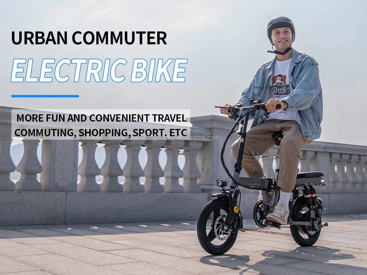 Foldable Electric Bike 400W 48V 30Ah – Urban Commuter