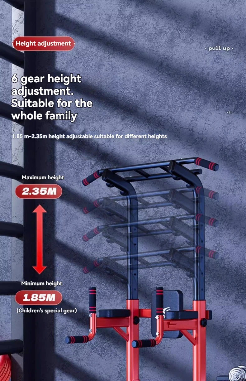 Indoor Pull-Up Bar - Floor-Standing Home Fitness Equipment