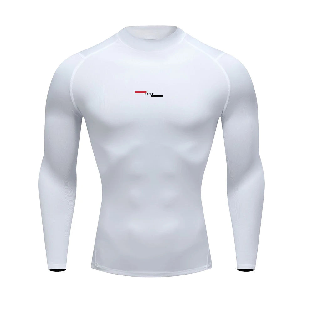 Men's High Neck Compression Shirt