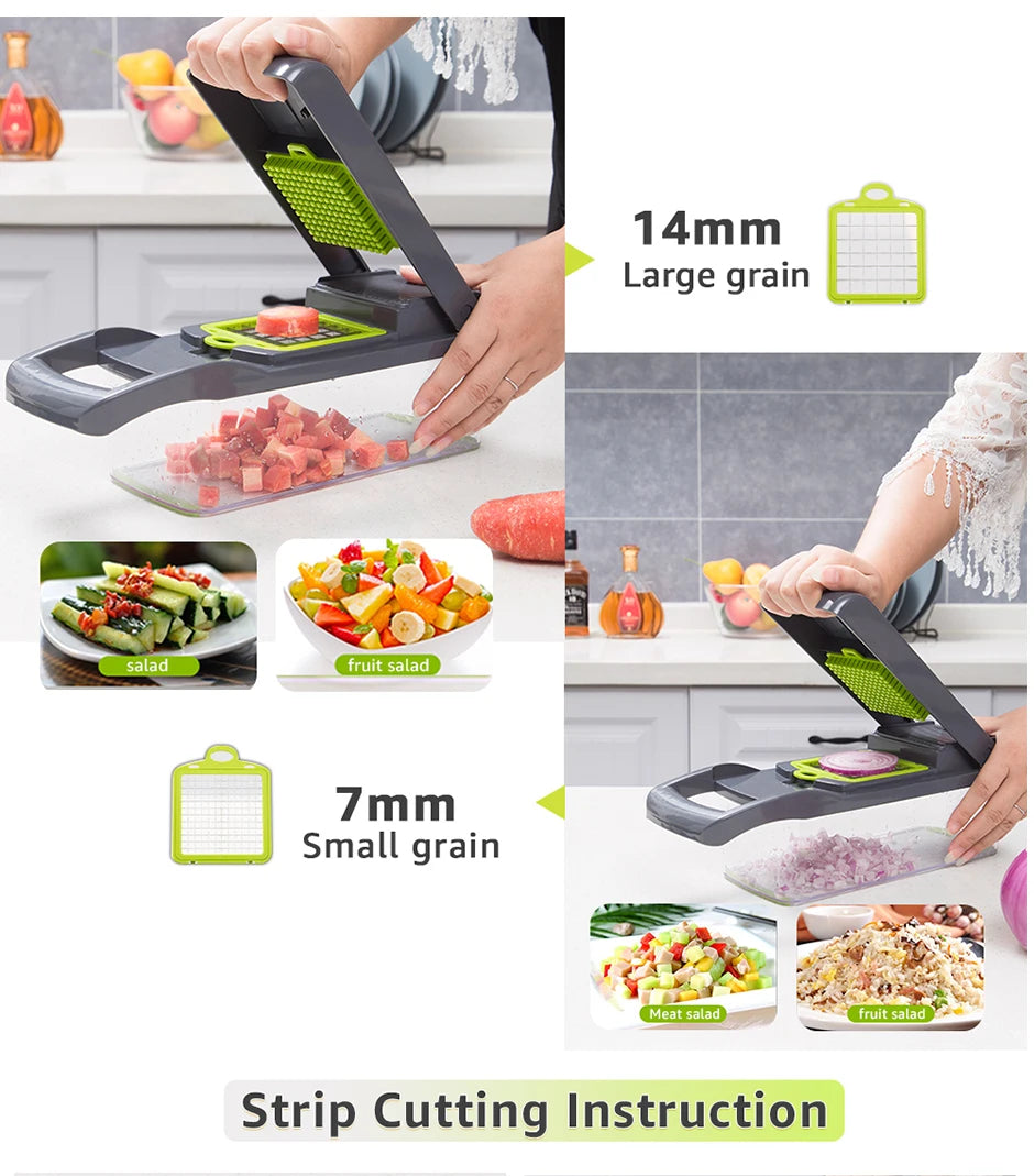 Multifunctional Vegetable Chopper - Kitchen Slicer & Grater