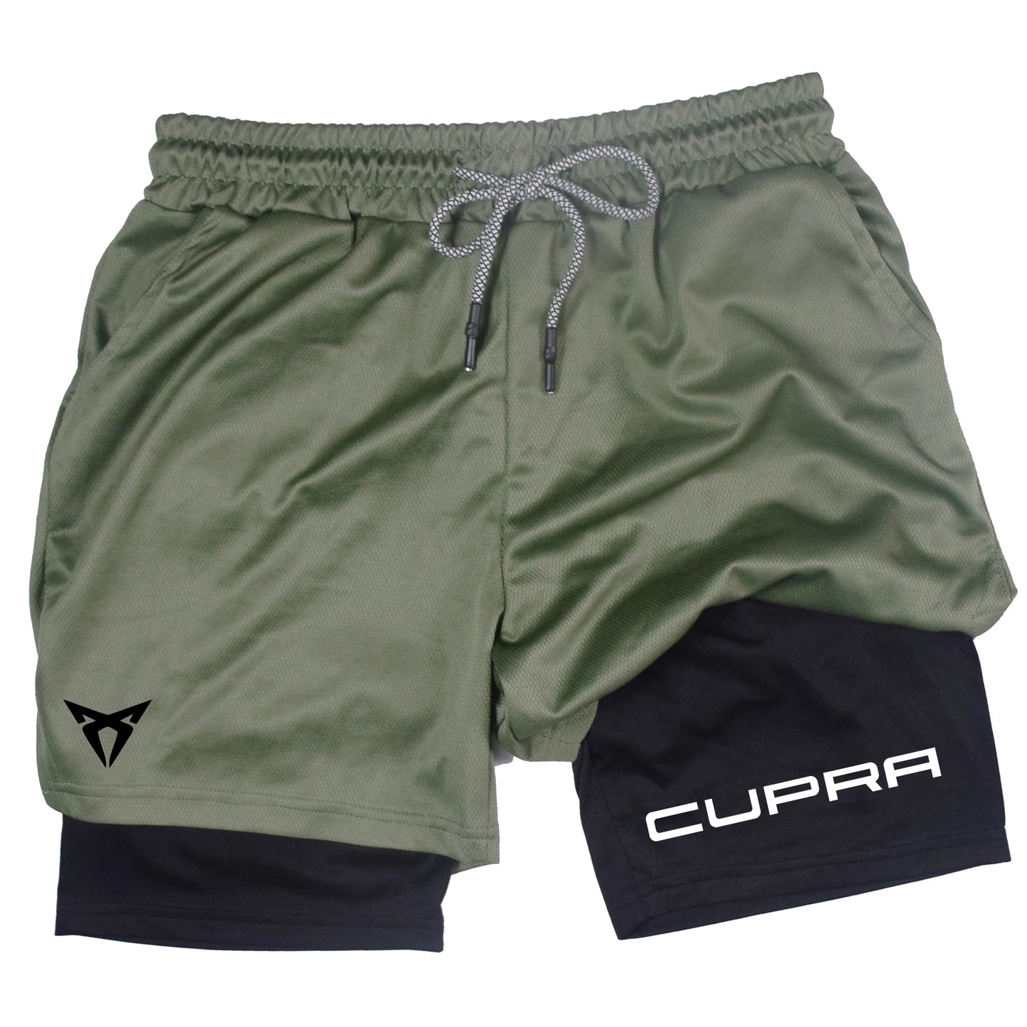 Men's Two-in-One Sports Shorts - Breathable Quick-Dry
