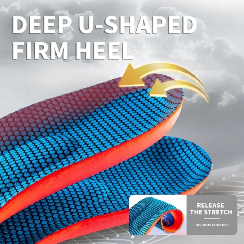 Orthopedic Sport Insoles - EVA Breathable Shock Absorption