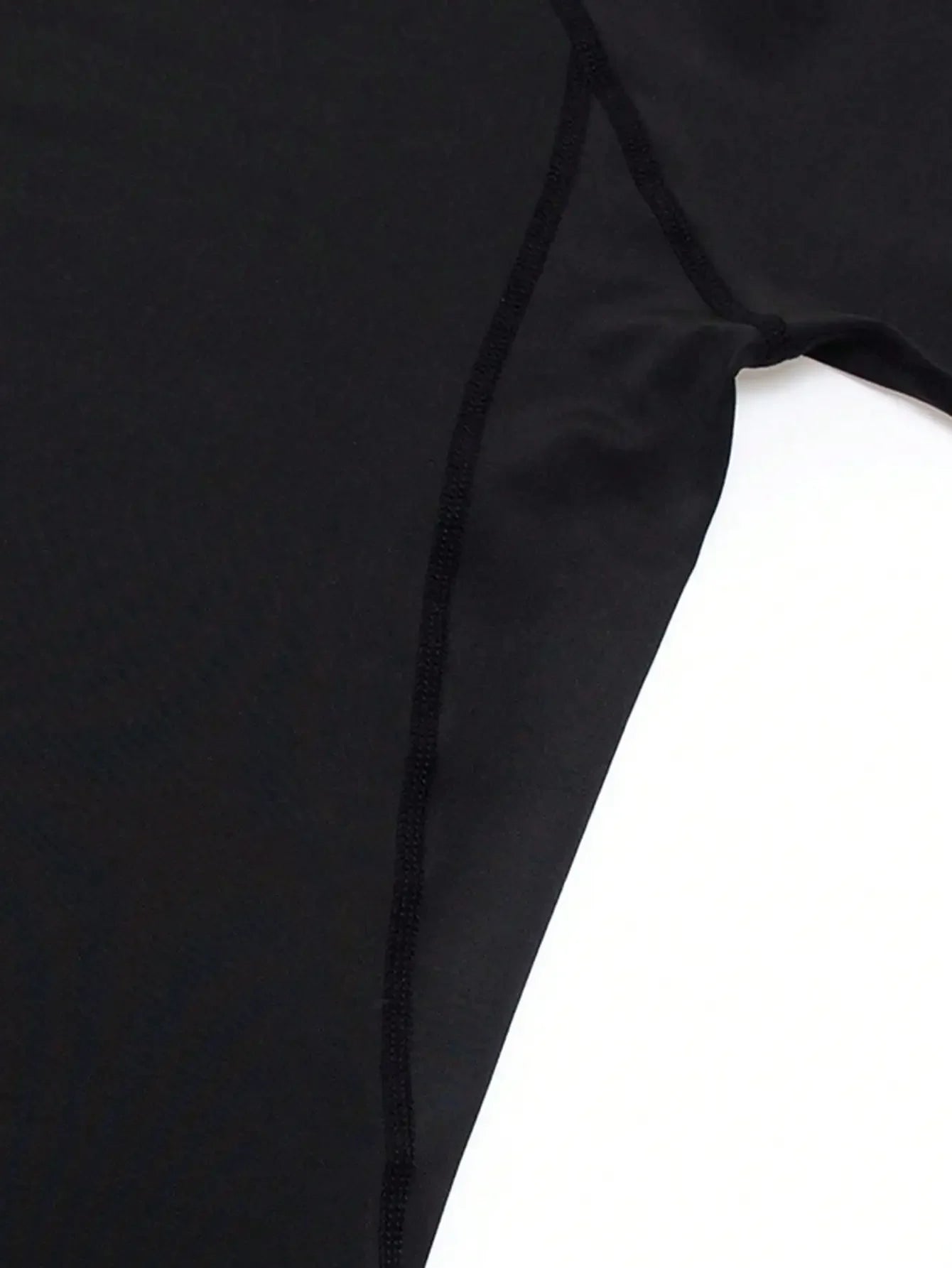 Men's Black Compression Long Sleeve Shirt - Quick Dry Base Layer