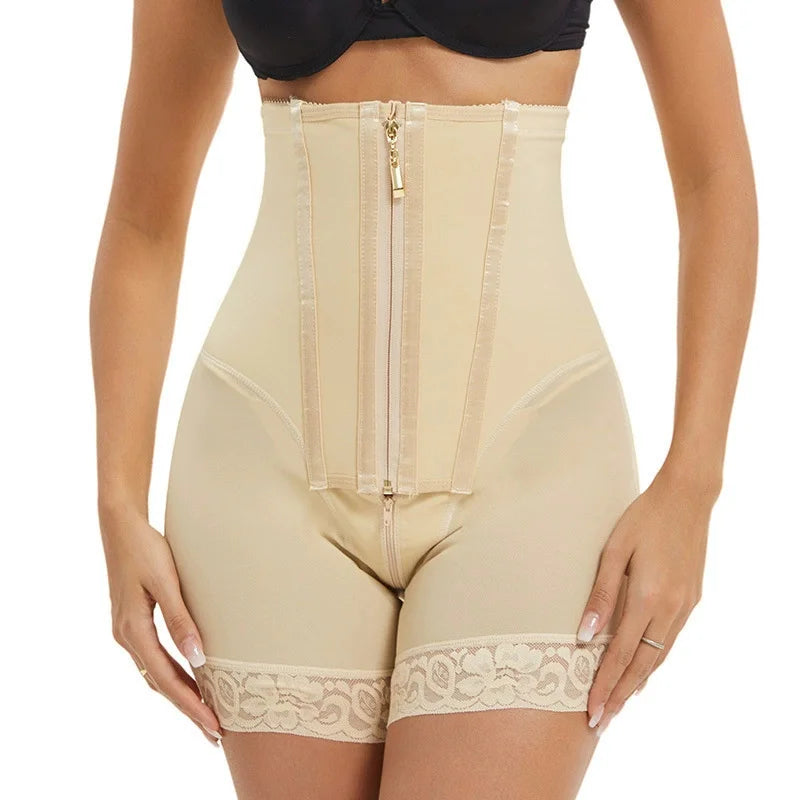 High Waist Body Shaper Shorts - Butt Lifting Tummy Control Shapewear for Women