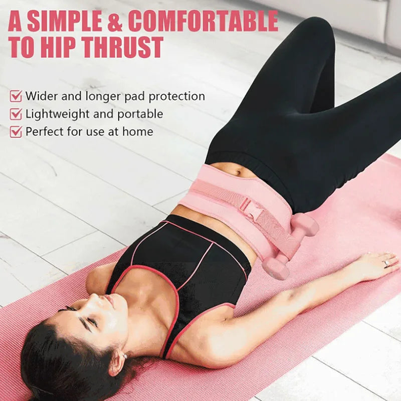 Hip Bridge Weight Belt - Adjustable Fitness Waist Training Belt
