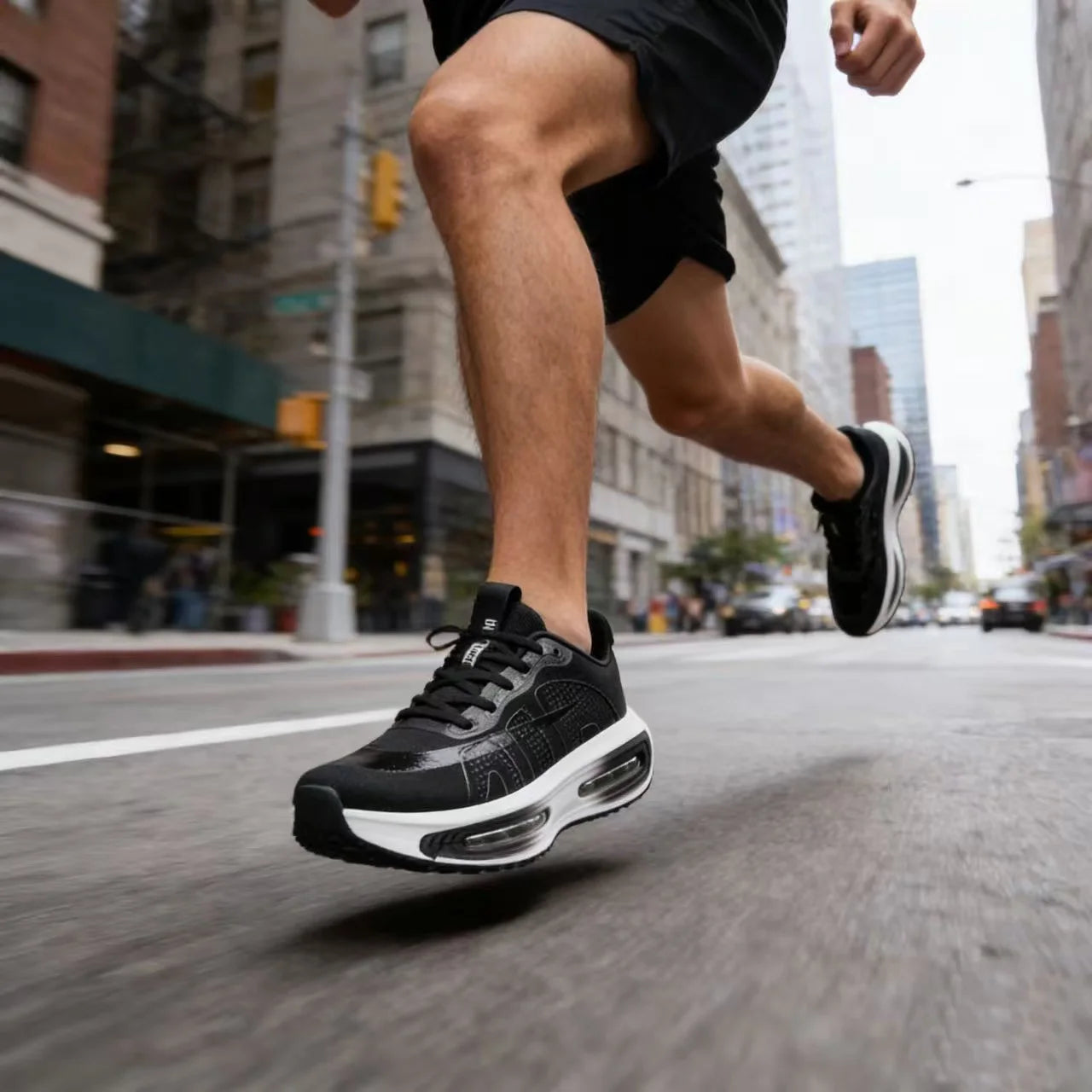 Men's Air-Cushion Running Shoes – Lightweight Sport Sneakers