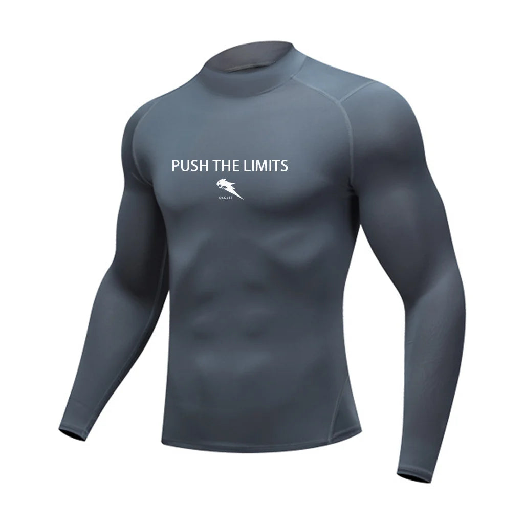 Men's High Neck Compression Shirt