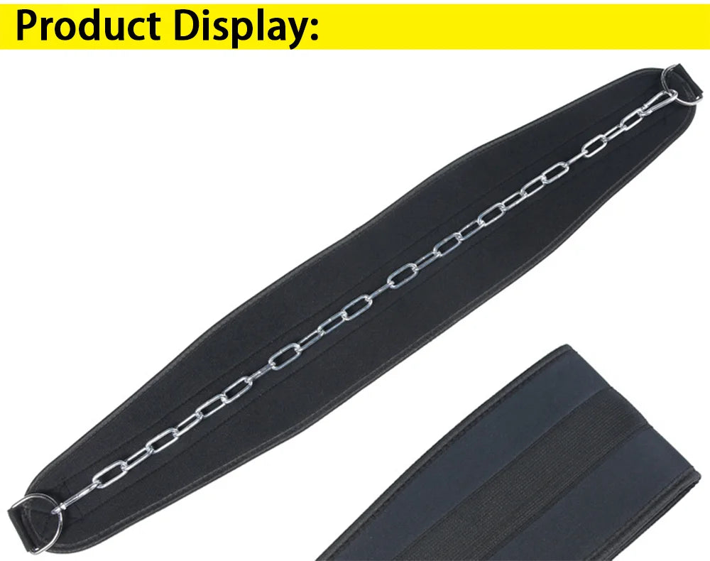 Upper Body Weight Belt - Strength Training Barbell Plate Belt