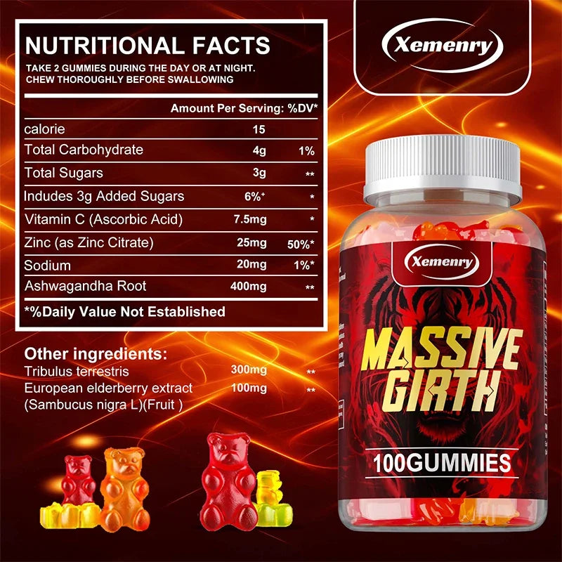 Men's Vitality Gummies - Energy & Performance Support