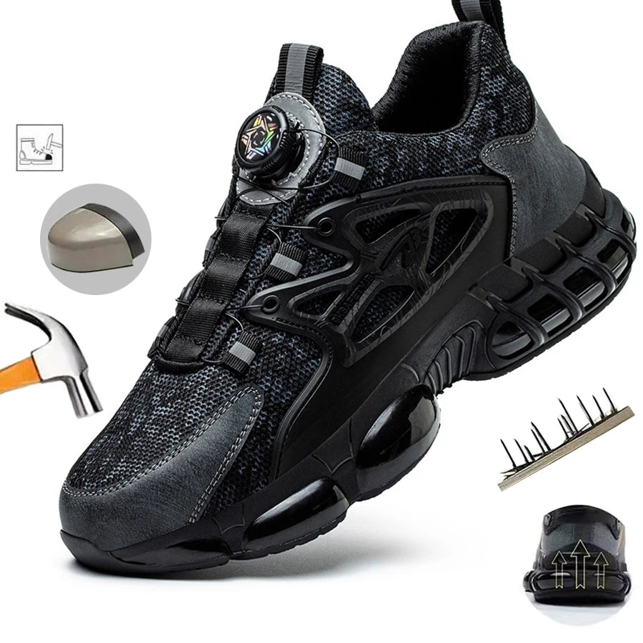 Indestructible Steel Toe Safety Shoes for Heavy-Duty Work