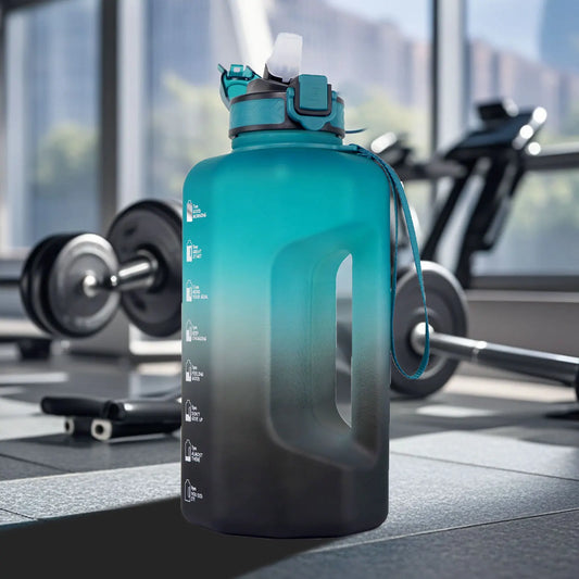 2.2 Liter Water Bottle with Straw - Large Sports Jug