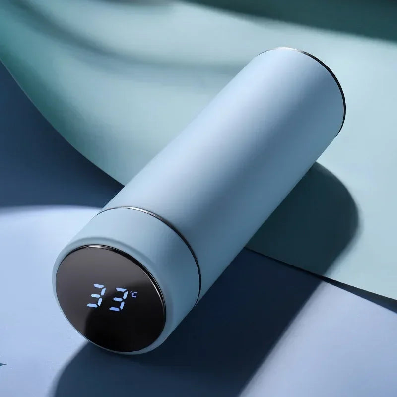 Insulated Thermos Bottle with Temperature Display - 500ml