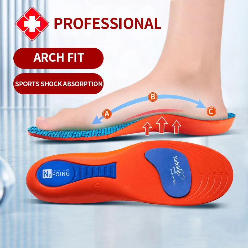 Orthopedic Sport Insoles - EVA Breathable Shock Absorption