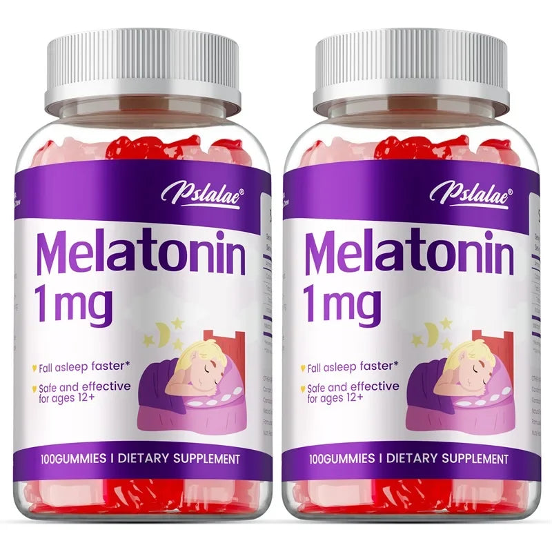 Melatonin Sleep Gummies - 1mg Stress Relief & Better Sleep