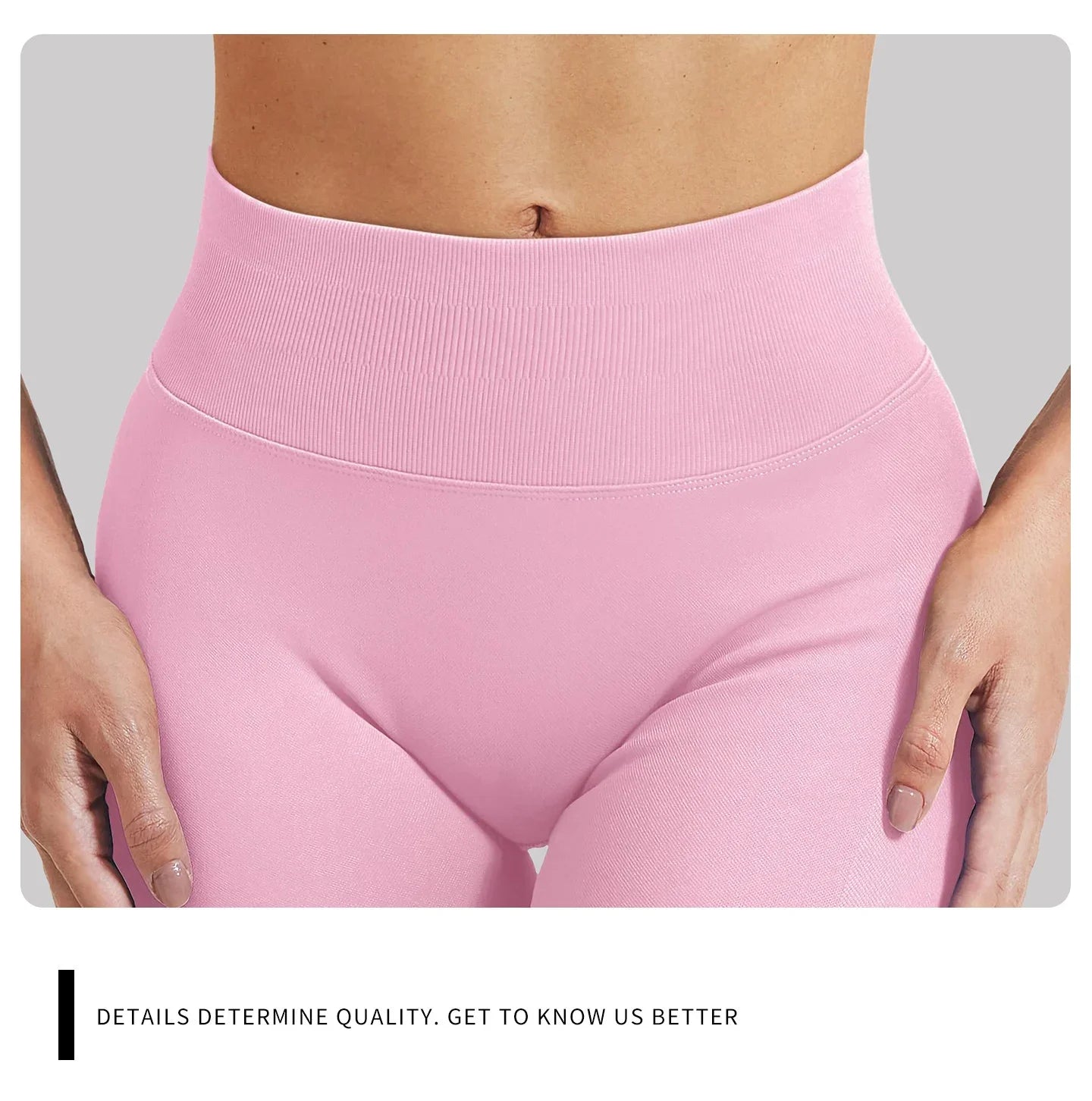 Women's Seamless Gym Shorts - Low Waist Yoga Running Shorts