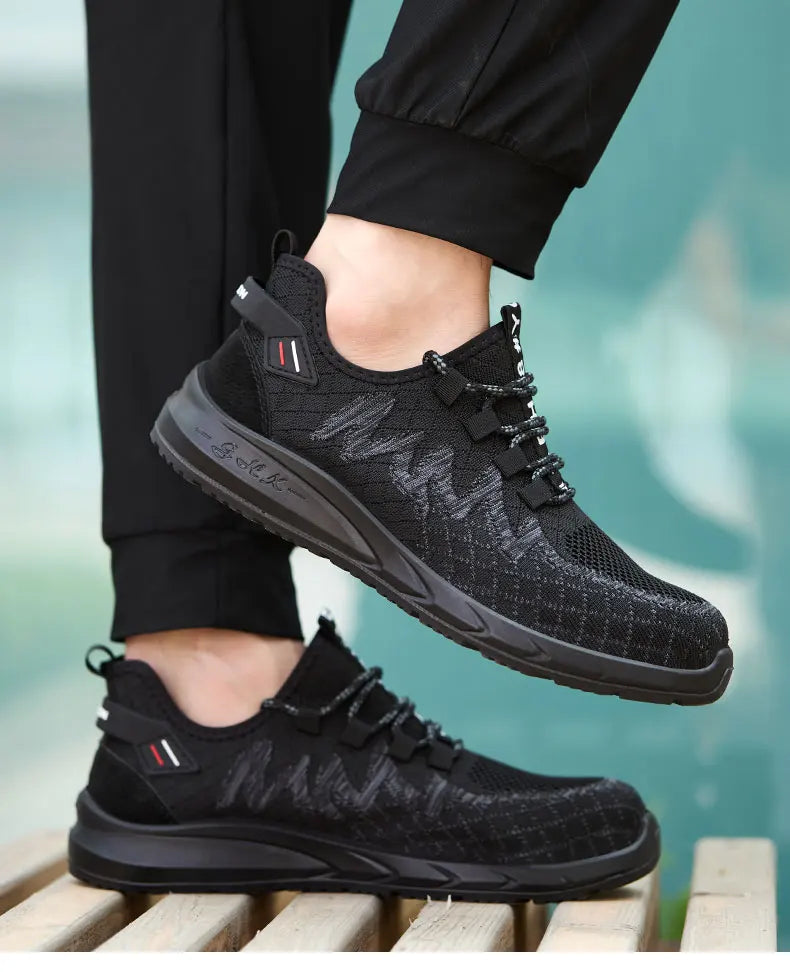 Steel Toe Work Shoes – Lightweight, Breathable Safety