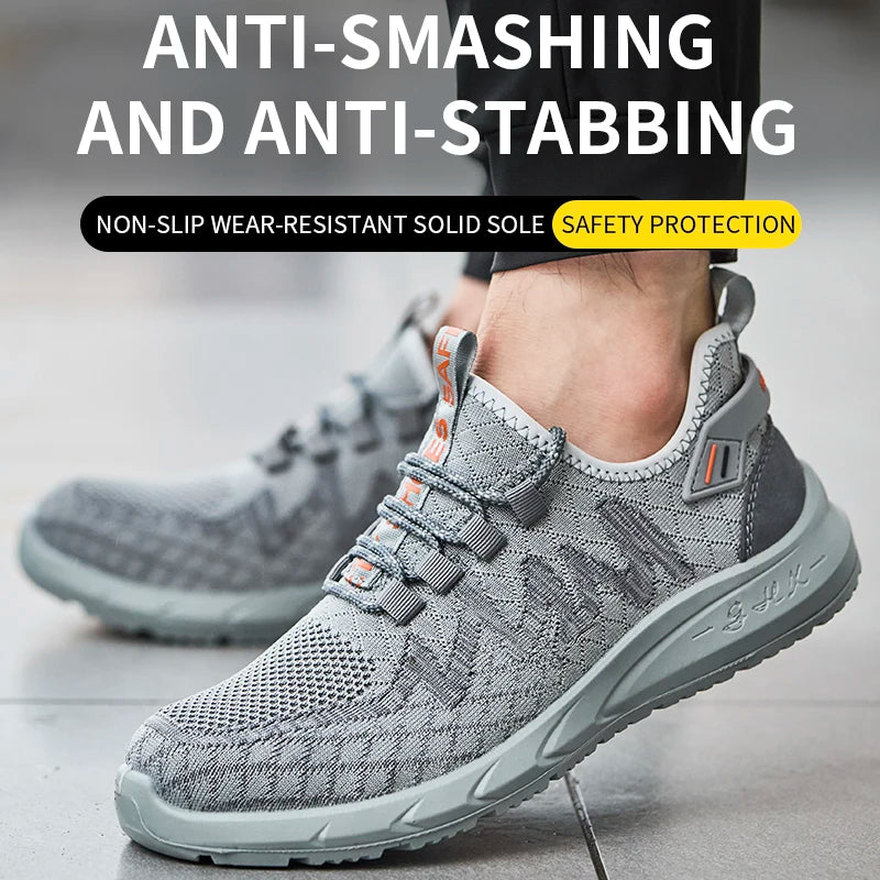 Steel Toe Work Shoes – Lightweight, Breathable Safety