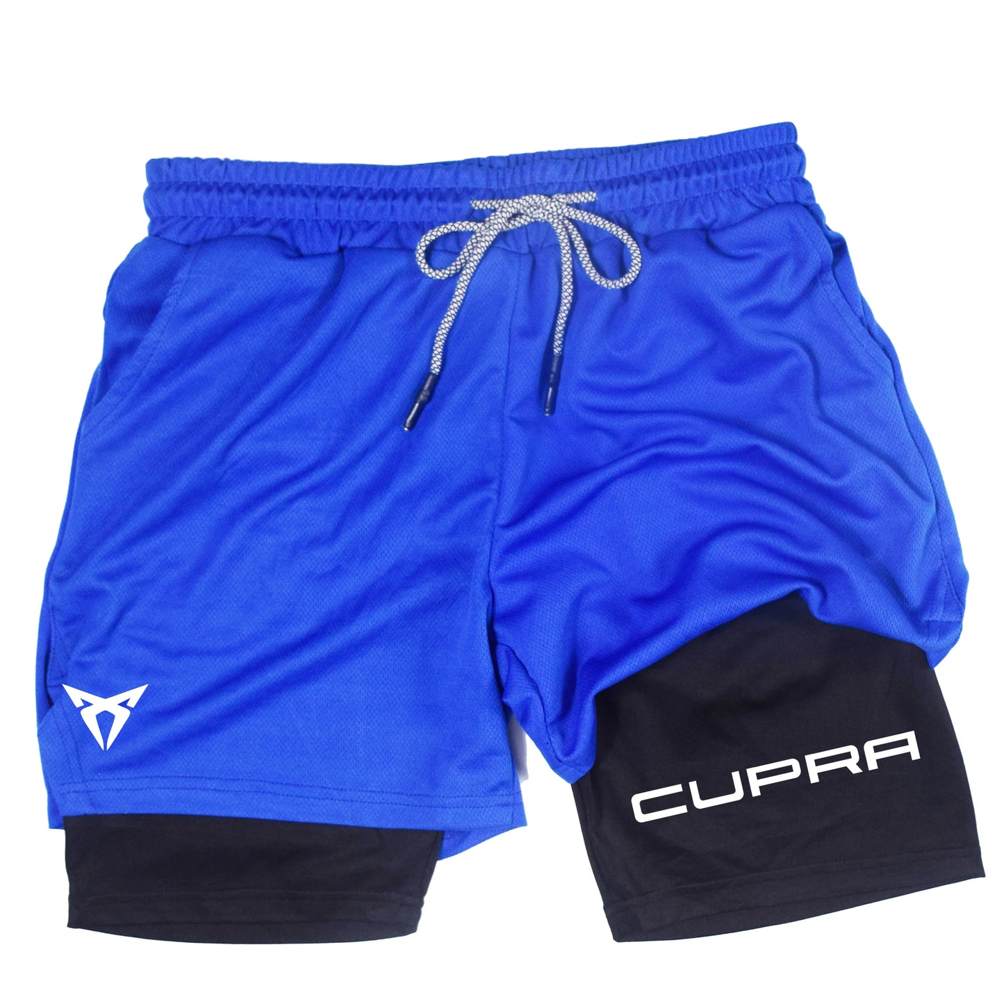 Men's Two-in-One Sports Shorts - Breathable Quick-Dry