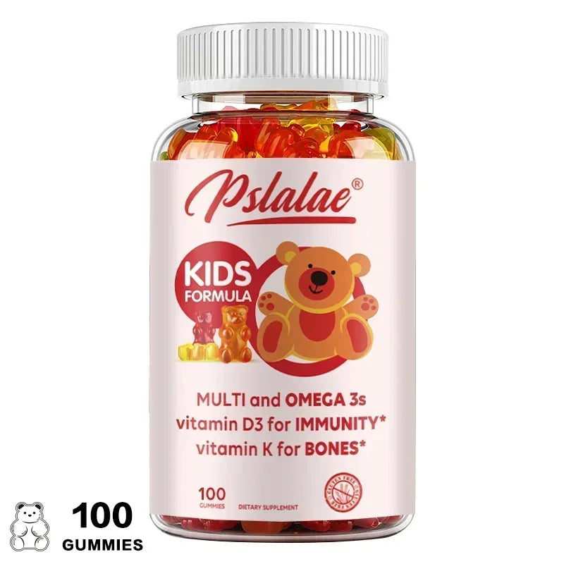 Kids' Daily Gummy Vitamins - 13 Essential Nutrients & Omega 3
