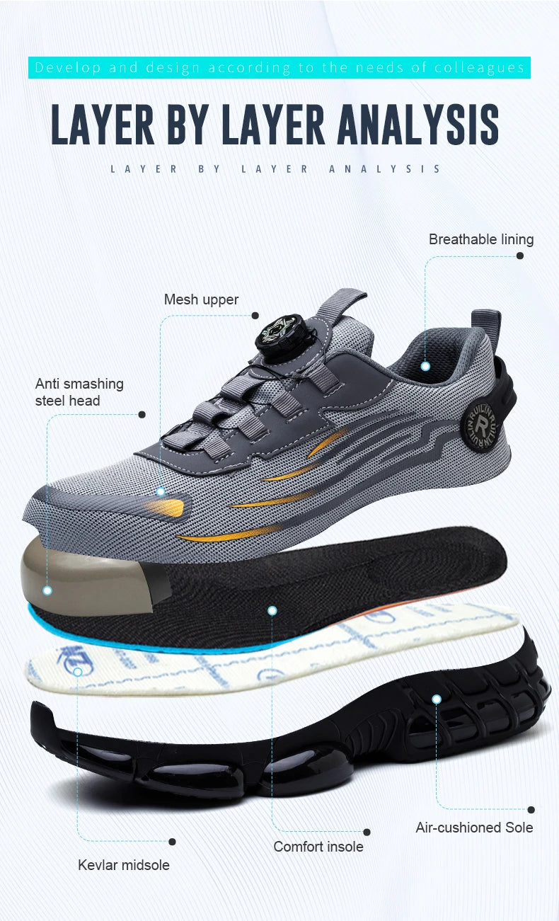 Indestructible Steel Toe Safety Shoes for Heavy-Duty Work