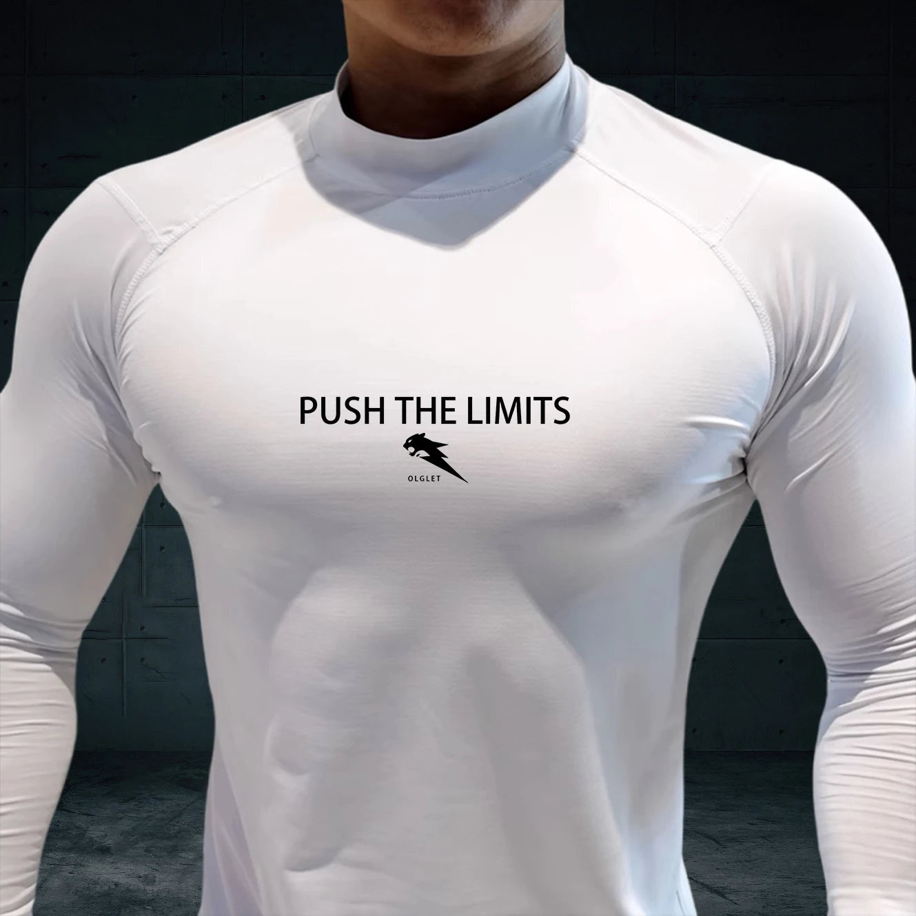 Men's High Neck Compression Shirt